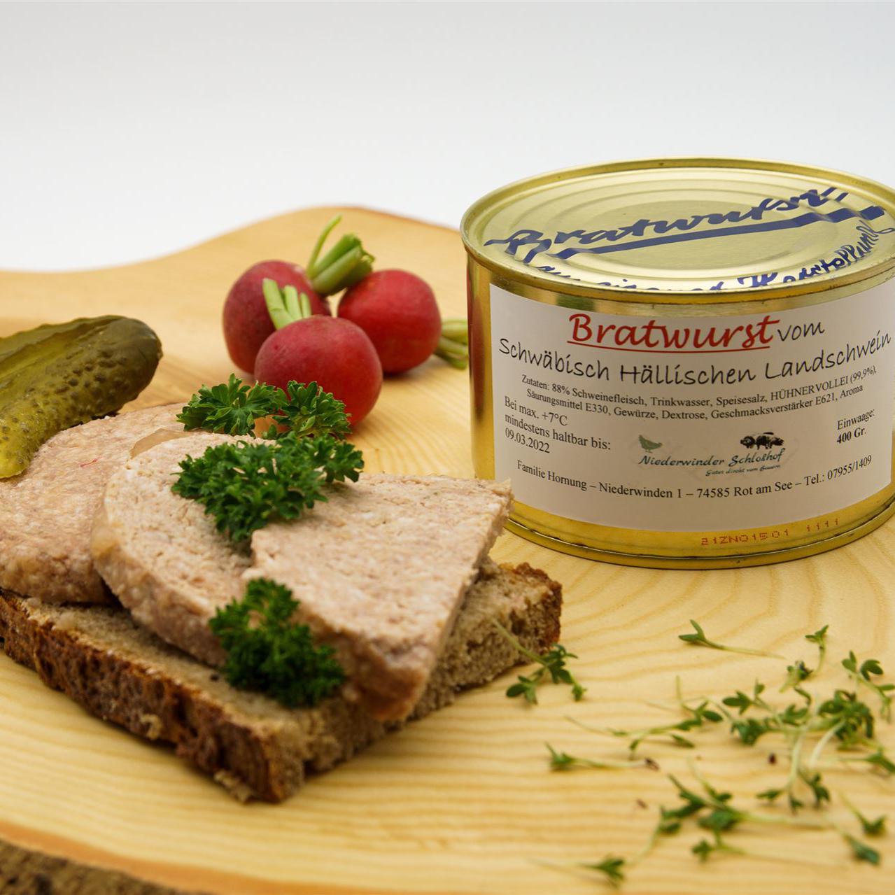 Bratwurst in der Dose
