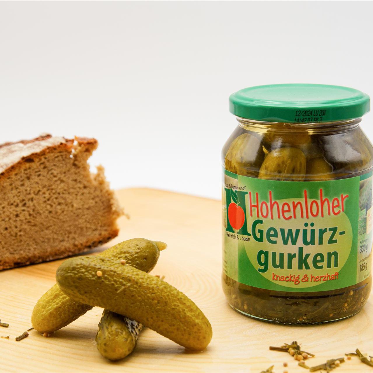 Hohenloher Gewürzgurken klein