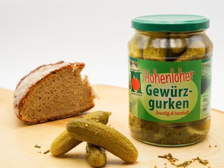 Hohenloher Gewürzgurken groß