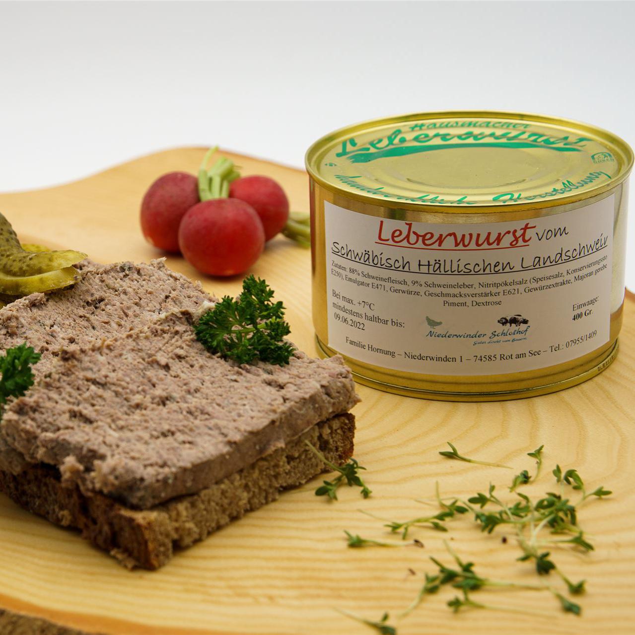 Leberwurst in der Dose
