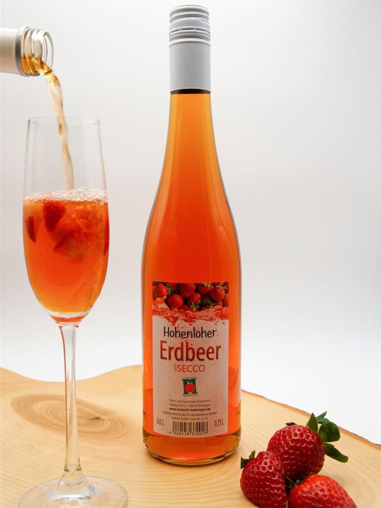 Hohenloher Erdbeer Secco groß