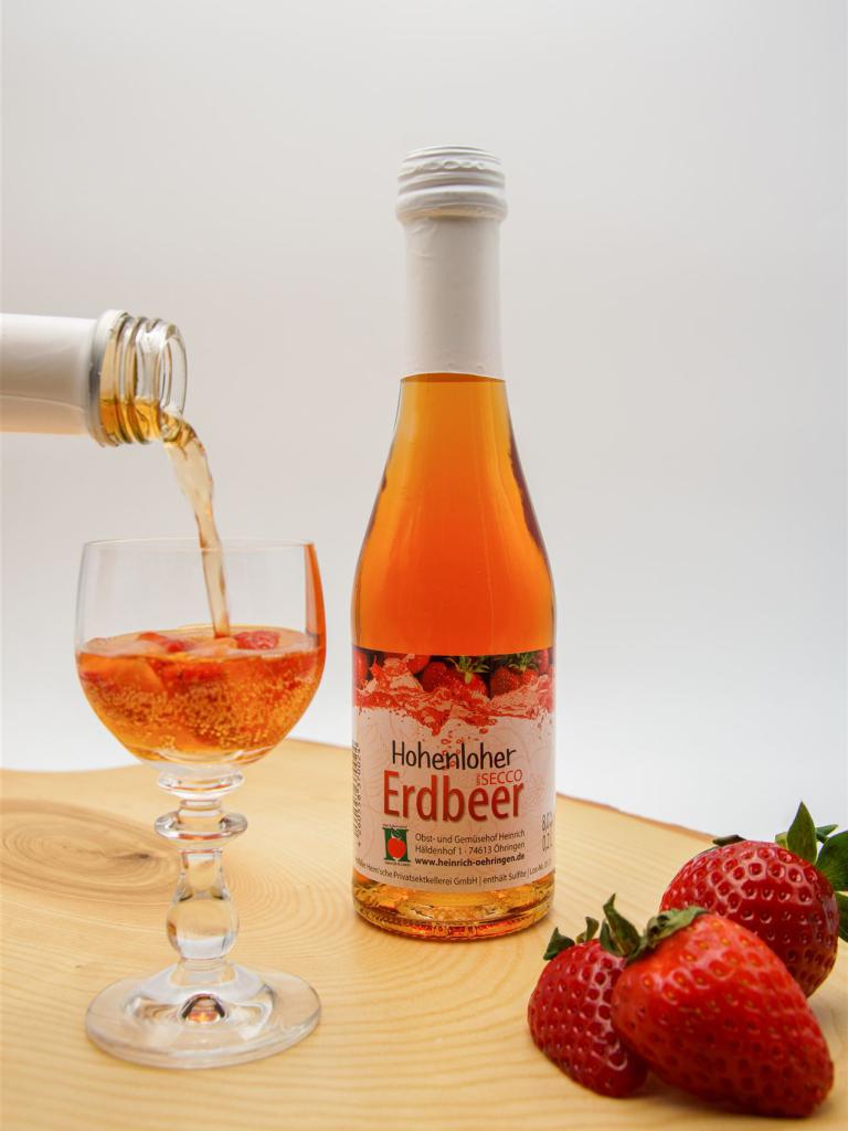 Hohenloher Erdbeer Secco klein