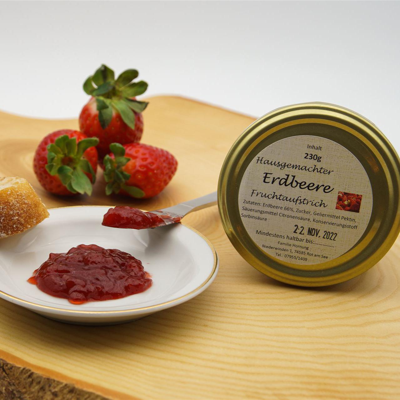 Erdbeere Fruchtaufstrich