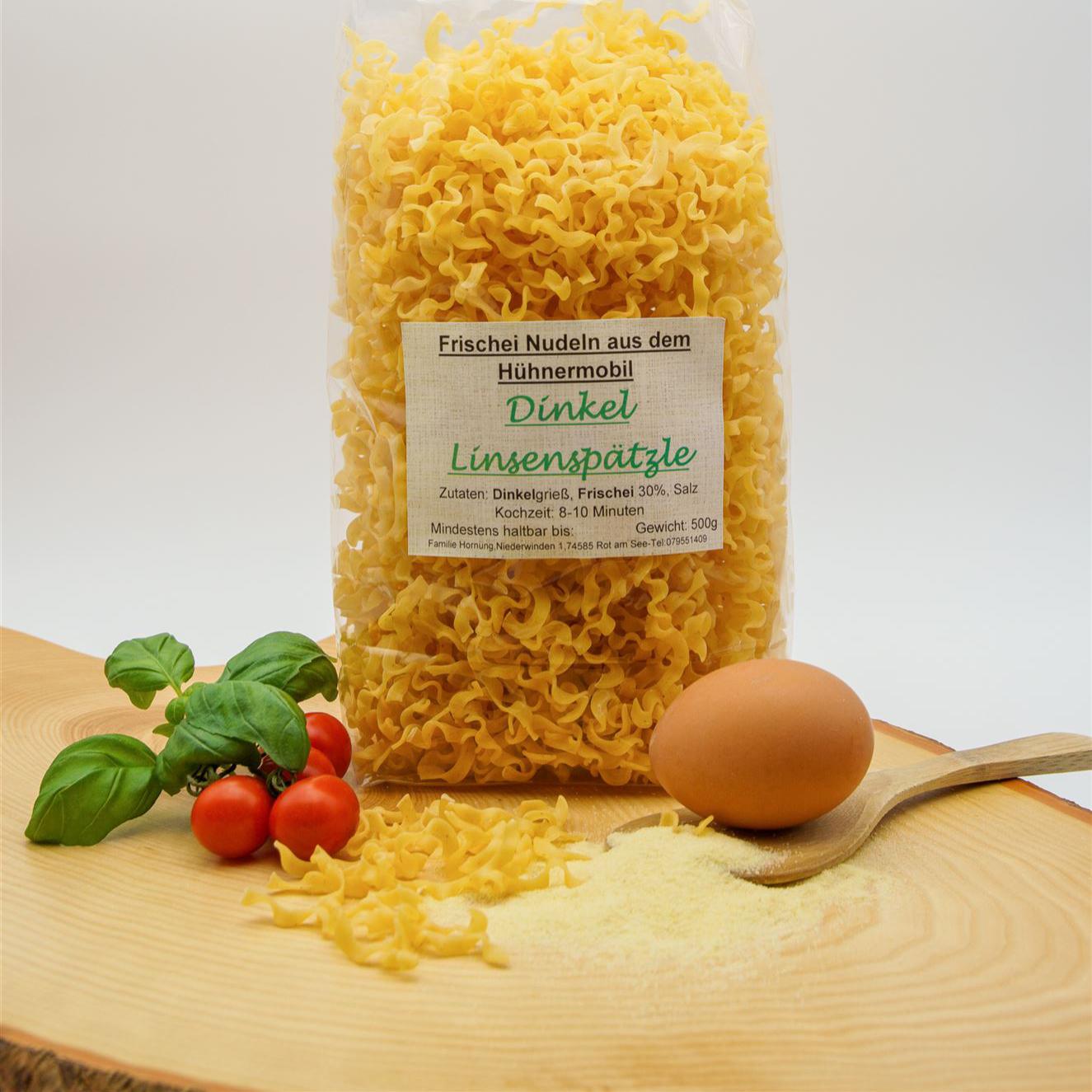 Dinkel Linsenspätzle