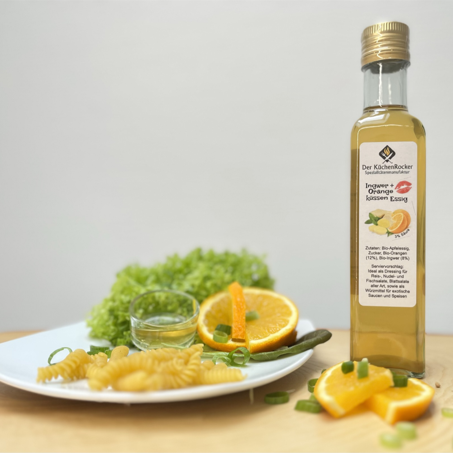 Ingwer und Orange Essig