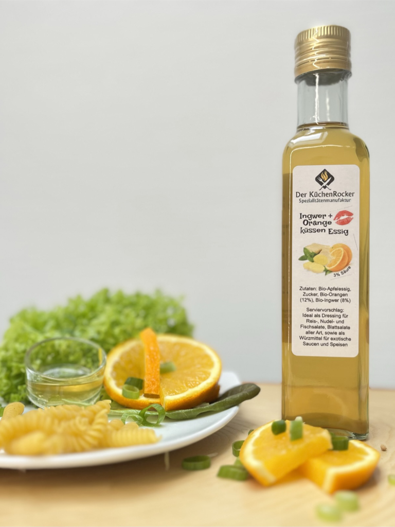 Ingwer und Orange Essig
