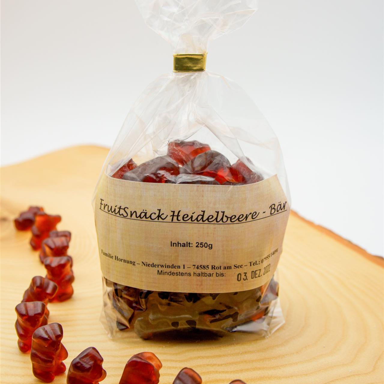 FruitSnäck Heidelbeere Bär