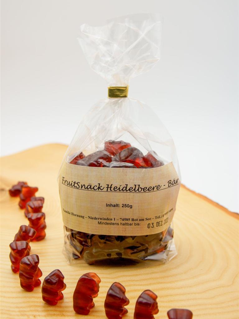 FruitSnäck Heidelbeere Bär